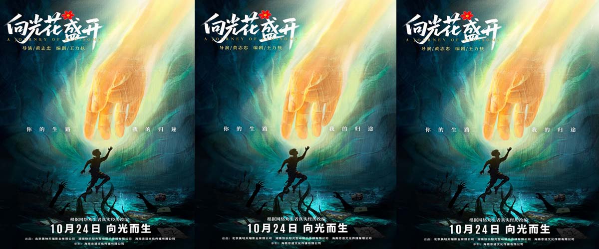 电影《向光花盛开》定档10月24日  温暖诠释青春成长与治愈  首次聚焦青少年心